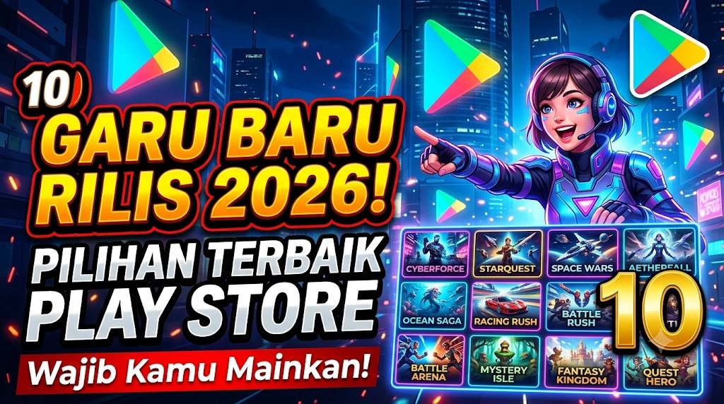 10 Game yang Baru Rilis di Play Store 2026: Pilihan Terbaik yang Wajib Kamu Mainkan