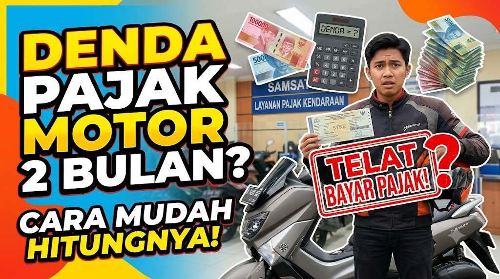 Berapa Denda Telat Bayar Pajak Motor 2 Bulan dan Cara Hitungnya