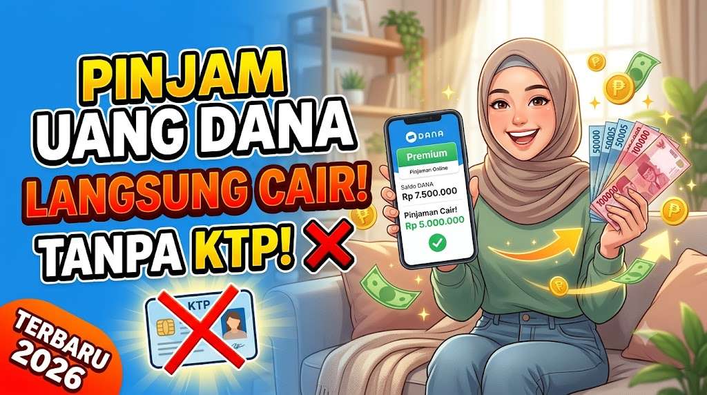 Cara Pinjam Uang di DANA Premium Langsung Cair Tanpa KTP Terbaru 2026