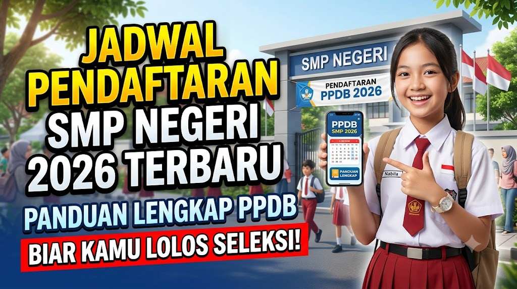 Jadwal Pendaftaran SMP Negeri 2026 Terbaru: Panduan Lengkap PPDB Biar Kamu Lolos Seleksi