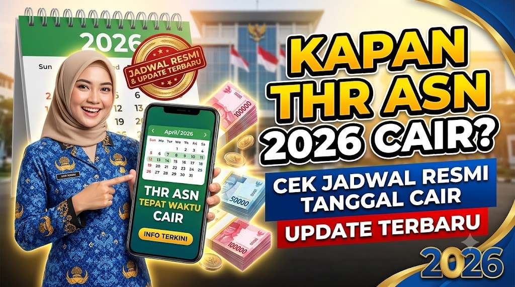 Kapan THR ASN 2026 Cair, Cek Jadwal Resmi Tanggal Update Terbaru