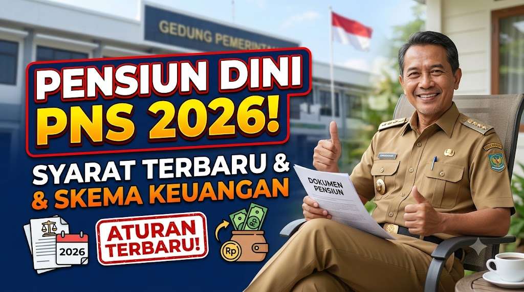 Syarat Pensiun Dini PNS 2026 Aturan Terbaru dan Skema Keuangan