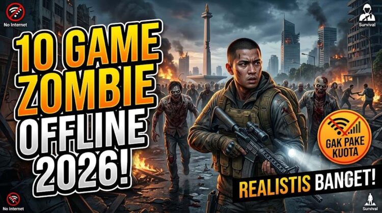 10 Game Zombie Offline Terbaik 2026 Sensasi Survival Tanpa Kuota yang Makin Realistis