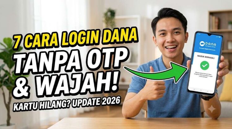 7 Cara Login Dana Tanpa Kode OTP dan Verifikasi Wajah Kartu Hilang Terbaru 2026