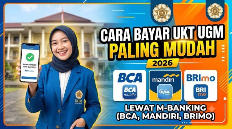 Cara Bayar UKT UGM Lewat M Banking BCA, Mandiri dan Brimo Paling Mudah 2026