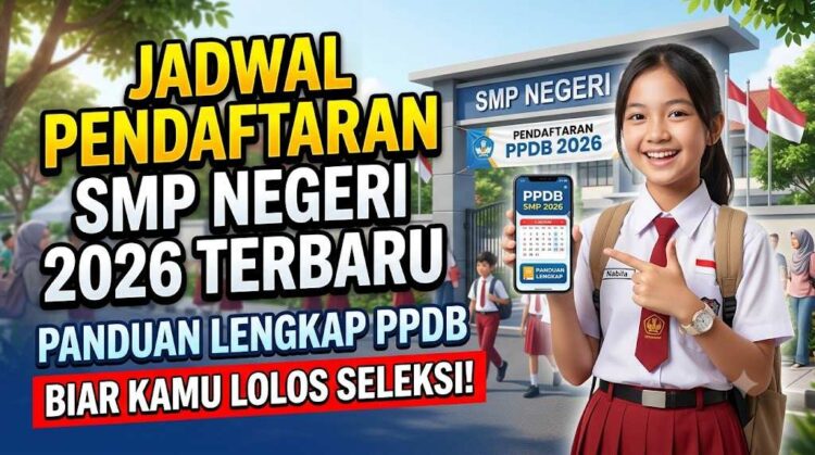 Jadwal Pendaftaran SMP Negeri 2026 Terbaru: Panduan Lengkap PPDB Biar Kamu Lolos Seleksi