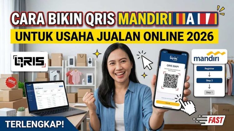 Cara Bikin QRIS Mandiri untuk Usaha Jualan Online 2026 Terlengkap